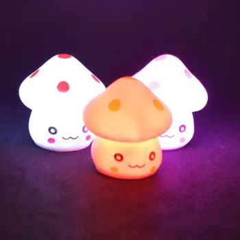 

Cute Mushroom 7 Colors Changing LED Night Light Home Bedroom Lamp Decor Gift