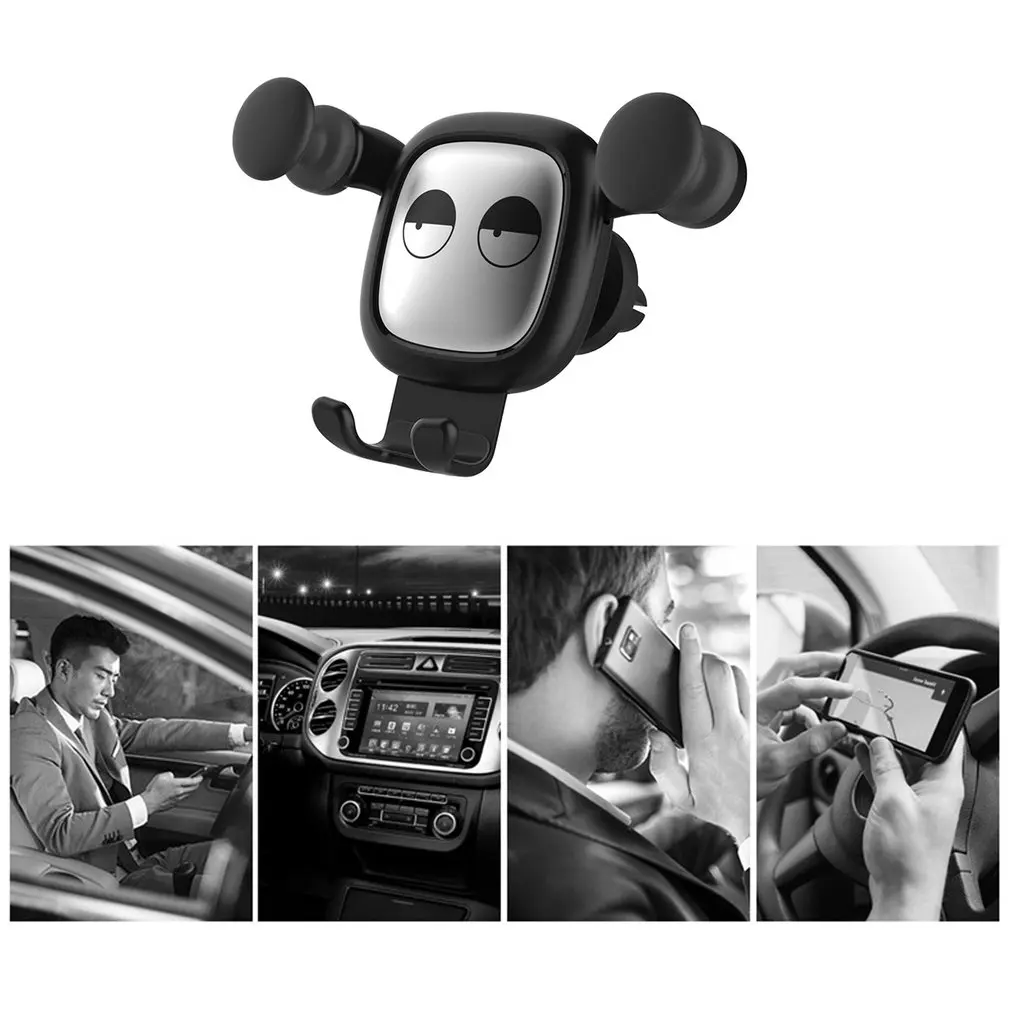 Универсальный автомобильный держатель Gravity Air Vent для телефона, свободный угол вращения для мобильного телефона, iPhone X/8/7/6s/Plus/5s/4S