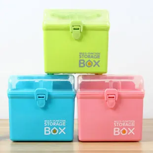 Двойной Слои разбитым ювелирные изделия коробка для хранения косметики Цвет толстые ручной бытовой Пластик аптечке
