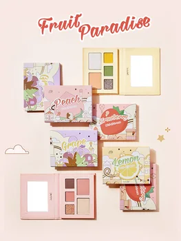 

judydoll Orange Flower Fruit Plate Paradise Comprehensive Makeup Palette Eye Shadow Blush High Light Peach Lemon Pearly Lustre M