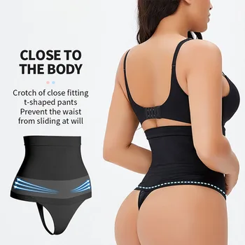 

High Waist Trainer for Women Slim Control Panties Tummy Control Thong Underwear Loss Weight Fajas Reductoras Y Modeladoras Mujer
