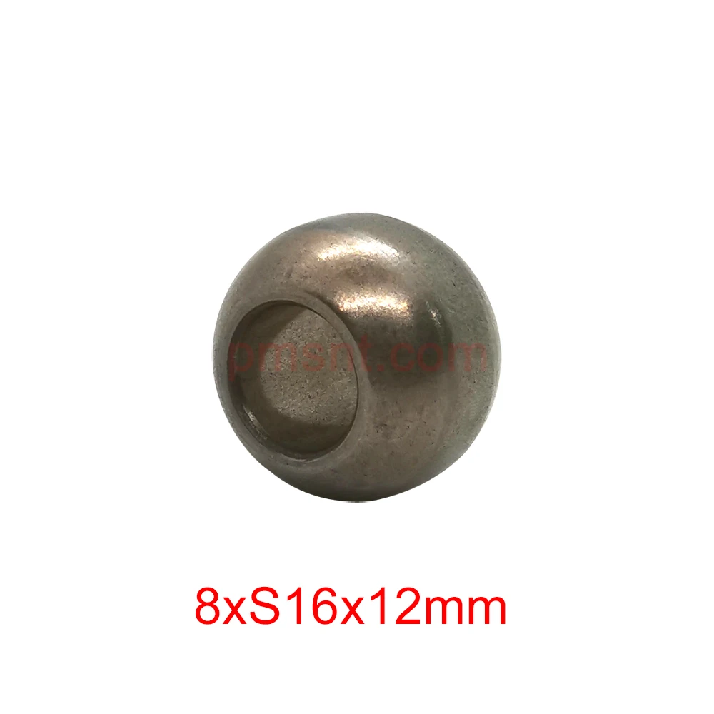 Copper Iron Alloy 10mm Bore Spherical Bearing Bushing 20mm Sphere