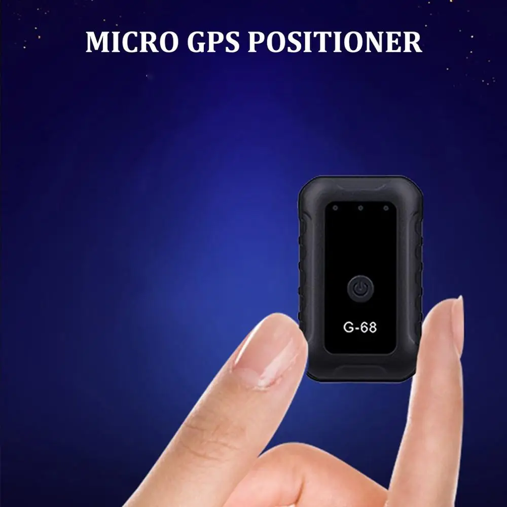 Прочный и практичный Gps локатор G68 установка мини автомобильный беспроводной трекер для детей пожилых домашних животных