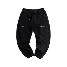 Японские ретро брюки с буквенным принтом, мужские однотонные Свободные повседневные штаны, Мужская одежда, Ropa De Hombre, мужская одежда DD6CK