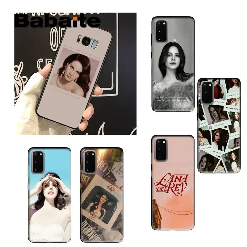 Babaite Lana Del Rey Painted Phone Case for Samsung GALAXY S6 Edge S7 S8 S9 plus ultra s10plus s20 s10 | Мобильные телефоны и