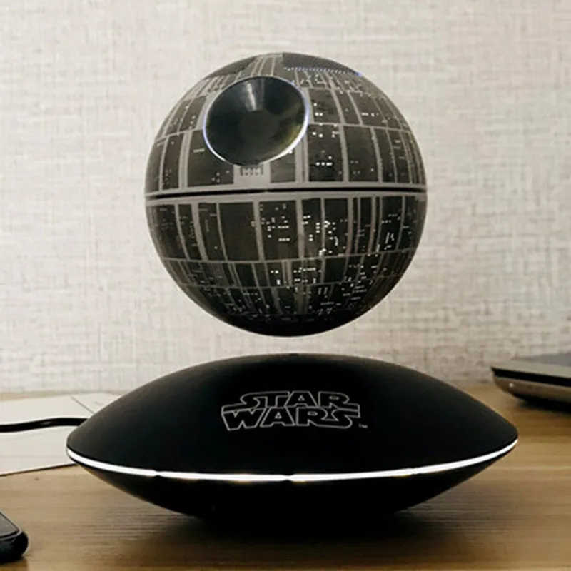 

Limited Edition Star Wars WRs Death Star Magnetic levitation Wireless Bluetooth 360 Degree Rotating Stereo Speaker
