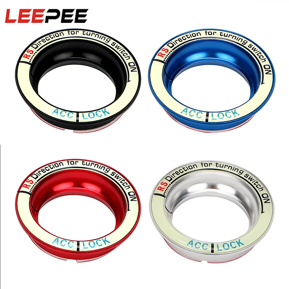 Luminous Car Ignition Keyhole Ring Cover Decoration Cover for Ford