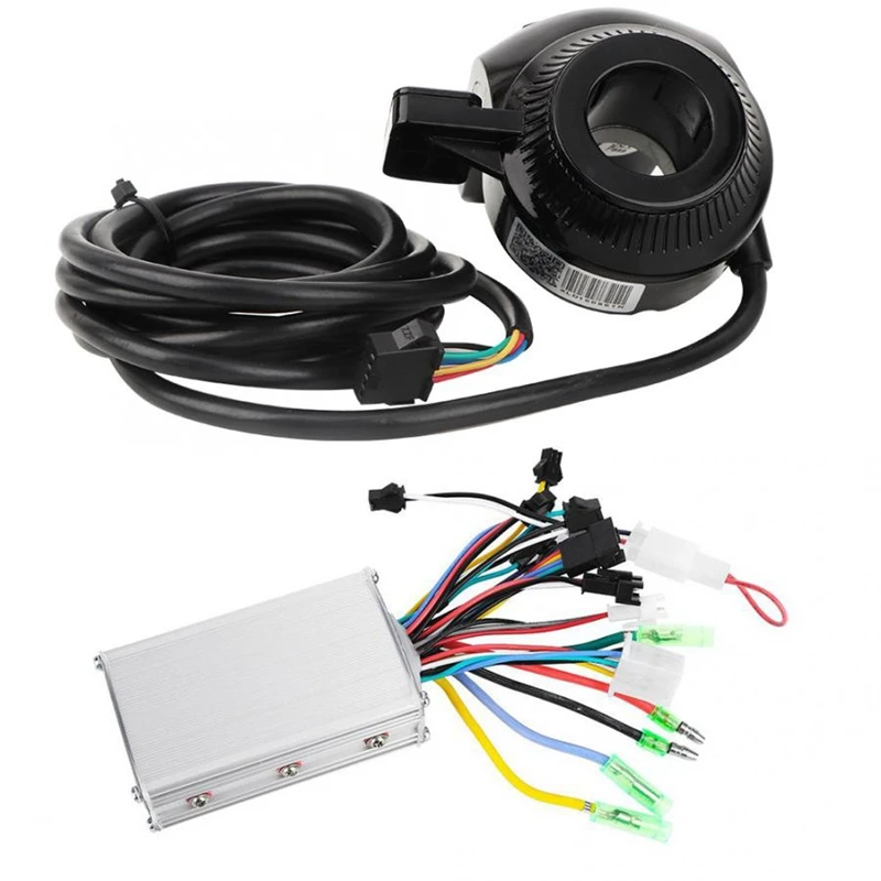 

36V 48V 350W Electric Bicycle Motor Brushless Controller LCD Display Panel Thumb Throttle Scooter Brushless Controller Kit(36V)