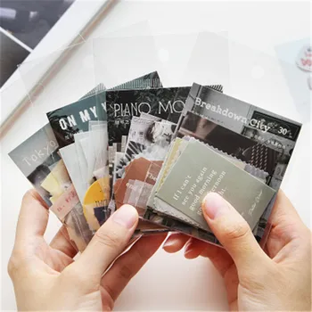 

30pcs/lot Instagram Style Butter Paper Kraft Card Journaling Bullet Scrapbooking Material Paper Fresh Words LOMO Cards