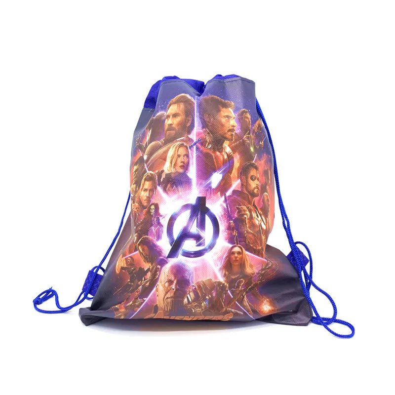 Avengers-4 5/10/20/30 ПК disney мультфильм с Винни-пухом для флеш-накопителей “Мстители” «История игрушек», «Boss Детские нетканые ткани сумка-шоппер шесть принцессы рюкзак на шнурке - Цвет: Avengers-4