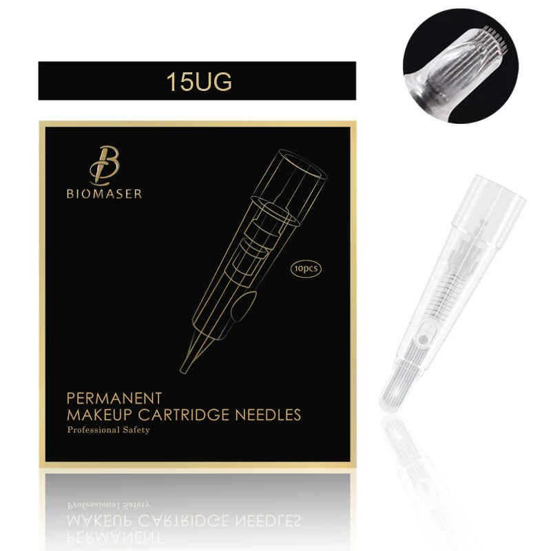 Одноразовые стерилизованные картриджи для перманентного макияжа BIOMASER 11U 15UG 10