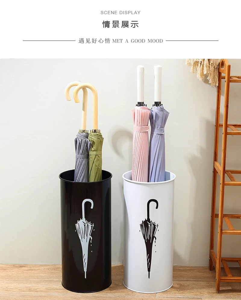 umbrella rack stand on Household Simple Iron Round Umbrella Stand Moisture Storage Bucket Storage Umbrella Receiving Rack Umbrella Holder Mx11011158 Umbrella Stands Aliexpress