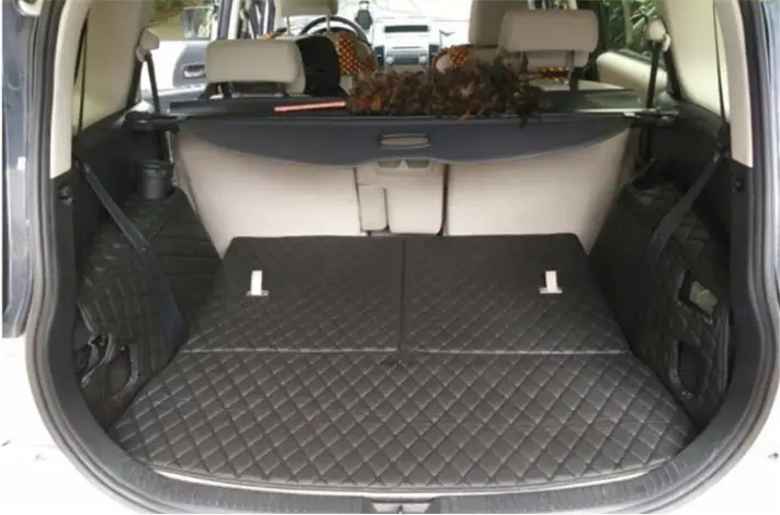 High Quality Rear Trunk Security Screen Privacy Shield Cargo Cover For Mazda 5 M5 2007-(Black Beige