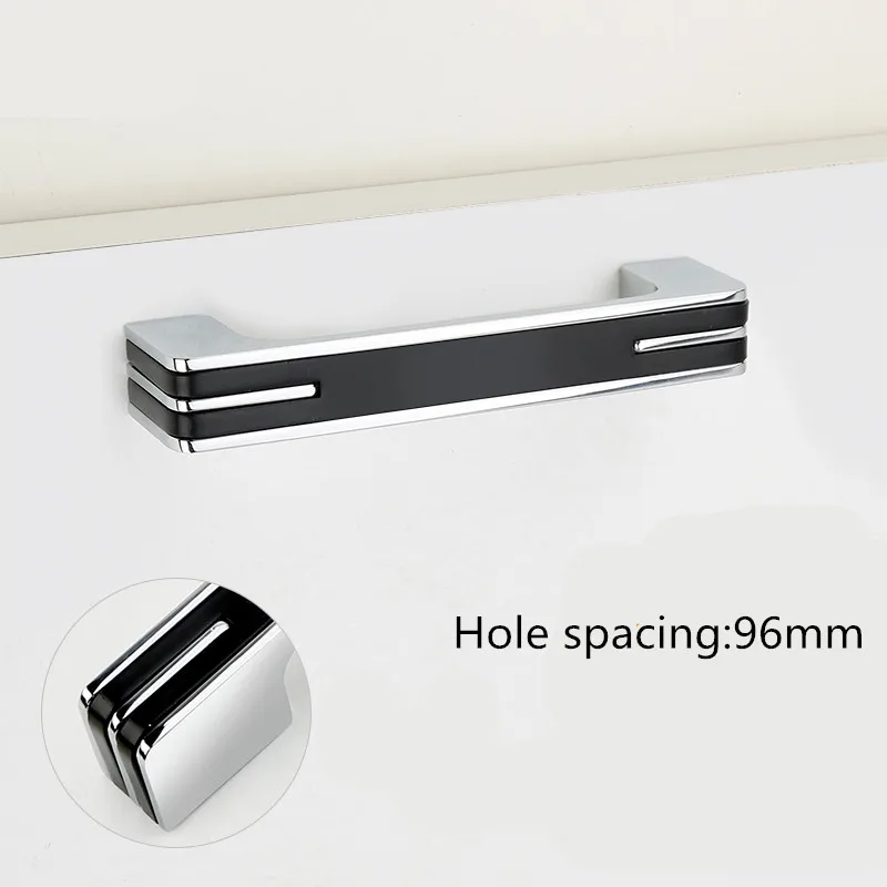 96mm Dooroom сплав ручки шкафа современный шкаф комод шкаф Ящики ручки для мебели легкие роскошные украшения - Цвет: 96mm