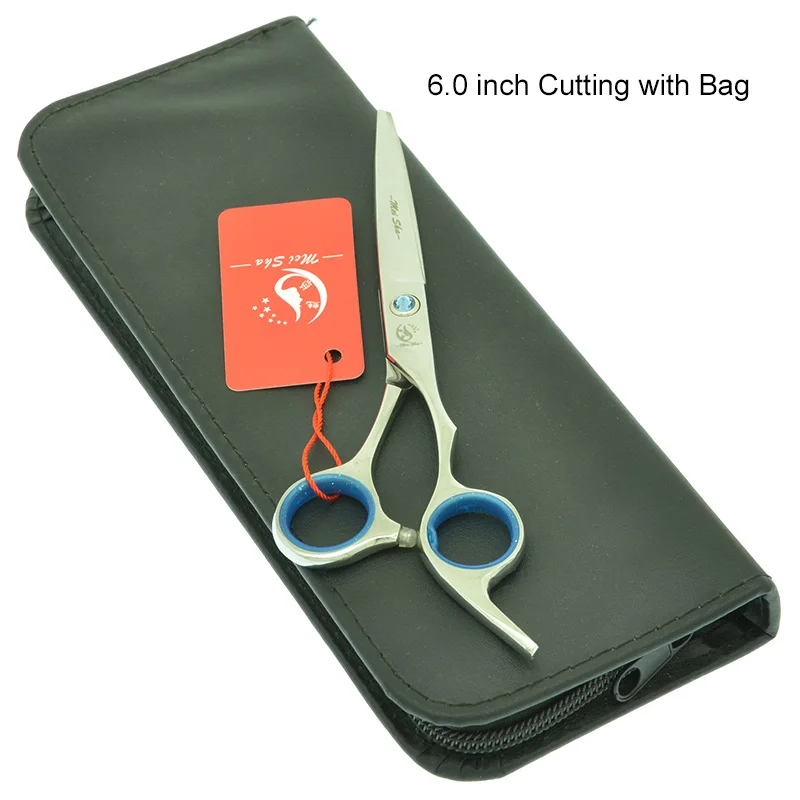Meisha 6 дюймов ножницы для волос набор Парикмахерские ножницы для резки и истончения Парикмахерские ножницы парикмахерские инструменты для укладки HA0107 - Цвет: HA0108 with Bag