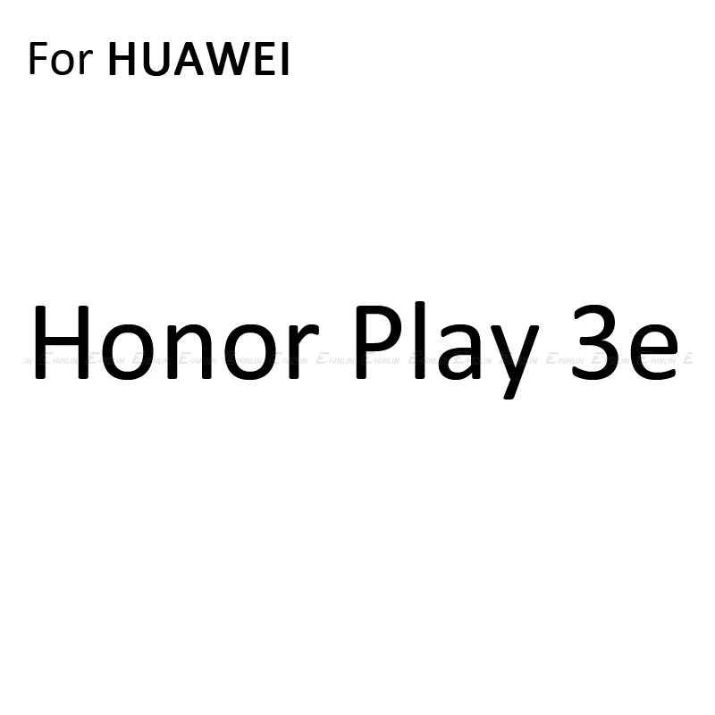 Прозрачный силиконовый чехол для телефона с полным покрытием для HuaWei Honor 9X V9 8A 8C 8X8 S фотоаппаратов моментальной печати 7S 7A 7X 7C 7 6A 6C 6X6 8 Pro Max играть 3 3e глобальной ТПУ чехол - Цвет: For Honor Play 3e