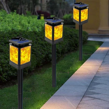 

12 LED Solar Light Solar Flame Lights Waterproof Torches Lamp Flickering Flame Lamp for Outdoor Garden Decoration