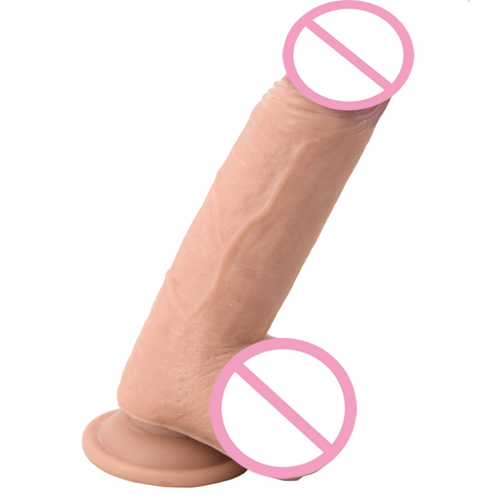 FAAK Realistic dildo with suction cup sex toys for women sex products stuffed vagina stimulate lesbian masturbation flirting