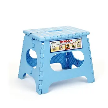 

Plastic Folding Stool Thicken Chair Portable Home Furniture Child Convenient Dinner Stools
