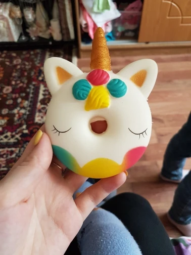 Jumbo Squishy Kawaii Donut Unicorn Food Squishies Slow Rising