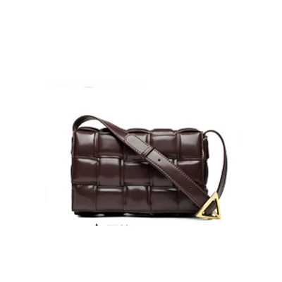 Мягкая кассета новая дизайнерская роскошная сумка Подушка Ретро настоящая кожа Сумка через плечо женская сумка-мессенджер - Цвет: dark Brown