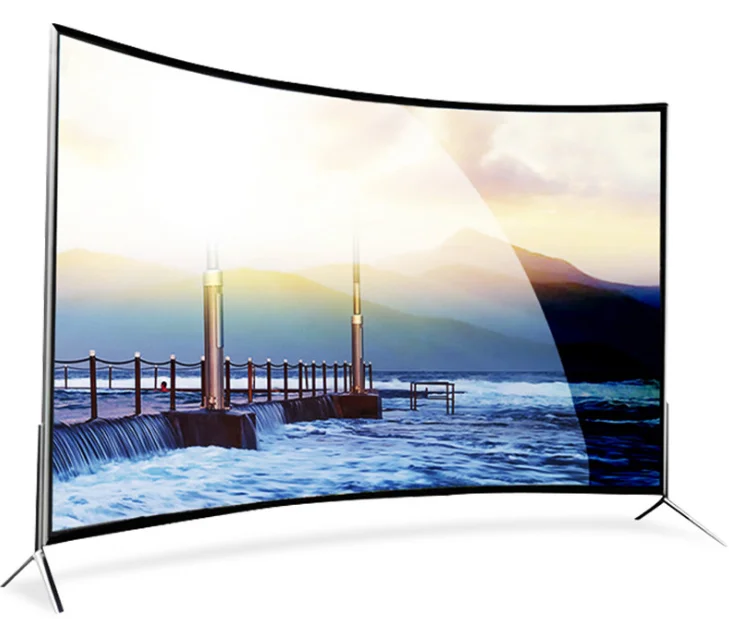 60 ''65'' 70 ''дюймовый изогнутый FHD экран светодиодный дисплей ТВ ОС android несколько языков IP ТВ BVD-T2 ТВ wifi smart tv