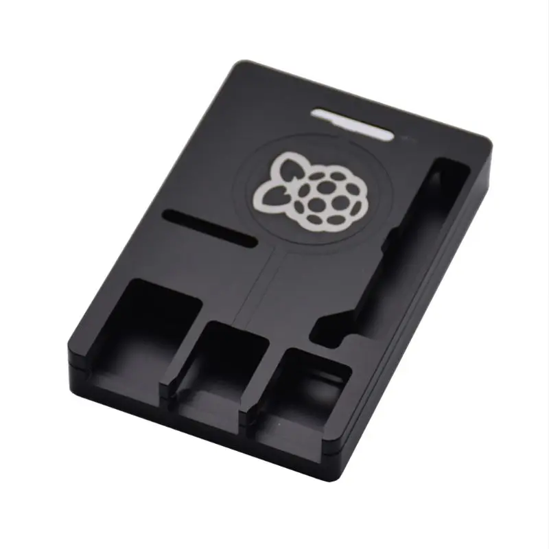1 комплект алюминиевый чехол Ультратонкий металлический корпус для Raspberry Pi 3 Model B+ D08B