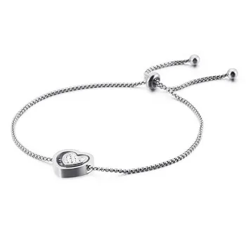 

Silver Chain Bangle Bracelet Fashion Women Jewelry Gift BTS011