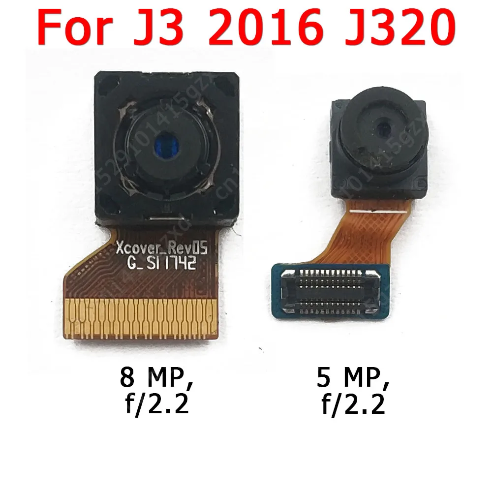 Оригинальная передняя и задняя камера для Samsung Galaxy J3 2016 J320 модуль камеры с