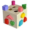 13 Holes Shape Sorter Baby Cognitive Matching Geometric  Wooden Building Blocks Intelligence Box Children Early Eductional Toys 1