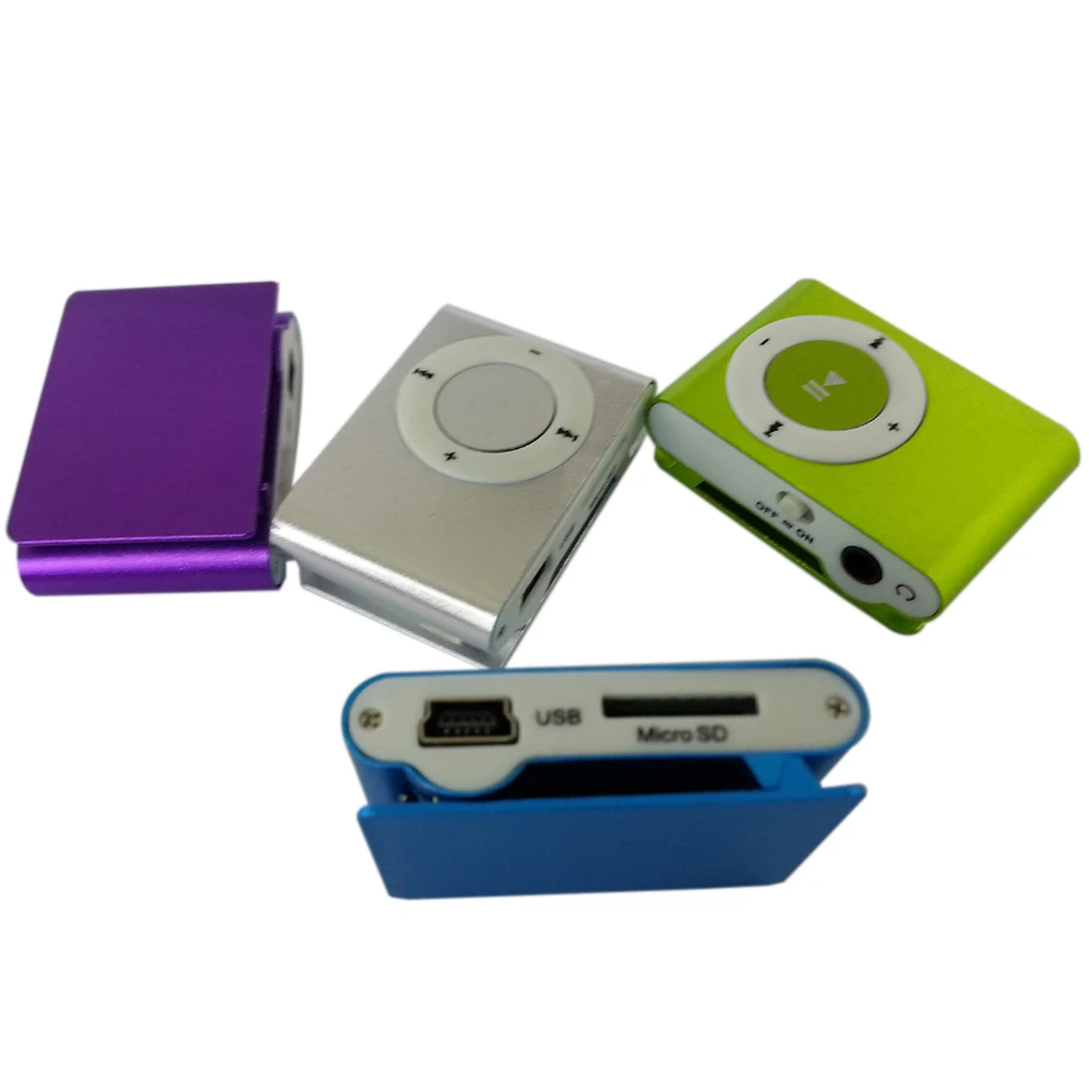 Мини MP4 плеер с клипсой водонепроницаемый спортивный MP4Music Player портативный