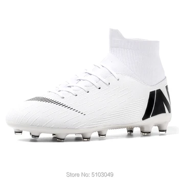 Soccer High Ankle Cleat Shoes