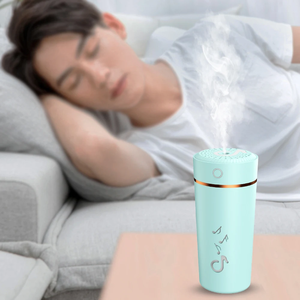 Cool Mist Portable Air Humidifier, Filter Free Vaporizer with 12Hrs Timer/Sleep Mode, Mute, Waterless Auto Shut-Off Small Gift