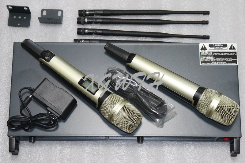 SKM9000 UHF Беспроводная микрофонная система с 2 портативный динамик кардиоидный микрофон для профессионального диджей караоке сценическая производительность
