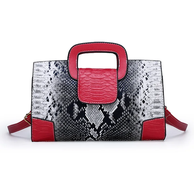 

Europe And America Snakeskin Birkin Bag 2019 New Style Crocodile Pattern Women's Bag Women's Fashion Handbag Portable Shoulder B
