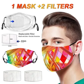 

Fashion Breathable Facial Mask Windproof Face Mask Reusable Cloth Face Mask Washable Face Shield masques mascarilla reutilizable