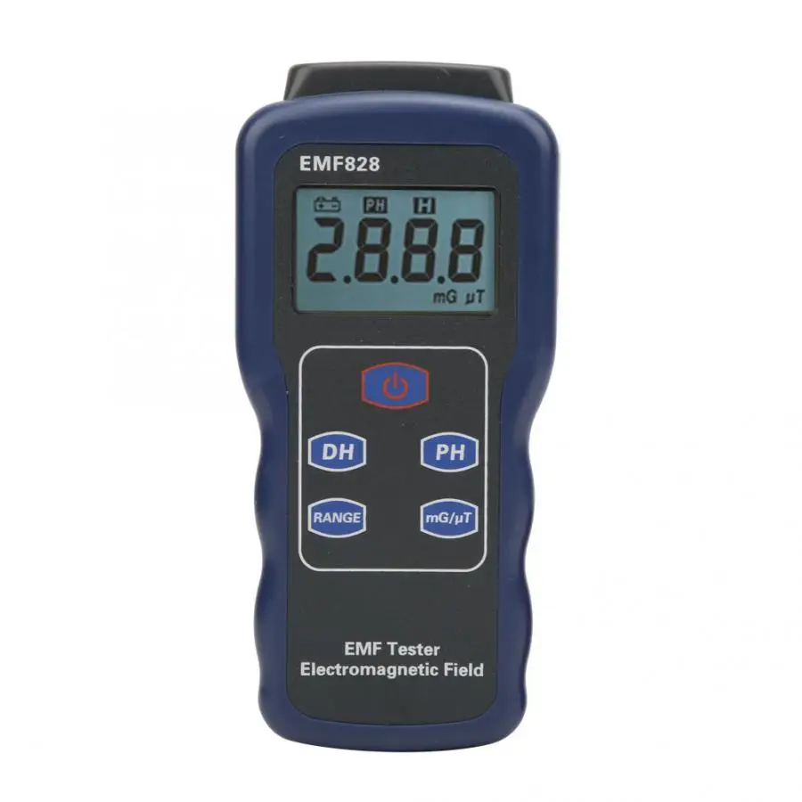 Дозиметр радиации EMF828 компьютерный ТВ детектор электромагнитного поля излучения ЖК-тестер электромагнитного излучения