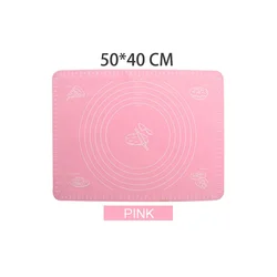 Premium Non-Stick Silicone Baking & Pastry Mat (Pink 50x40)