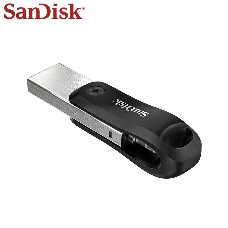 US $45.66 SanDisk IXpand Flash Drive Go 256GB 128GB Memory Stick With USB 30 Lightning Port High Speed Pendrive U Disk For IPhoneIPad
