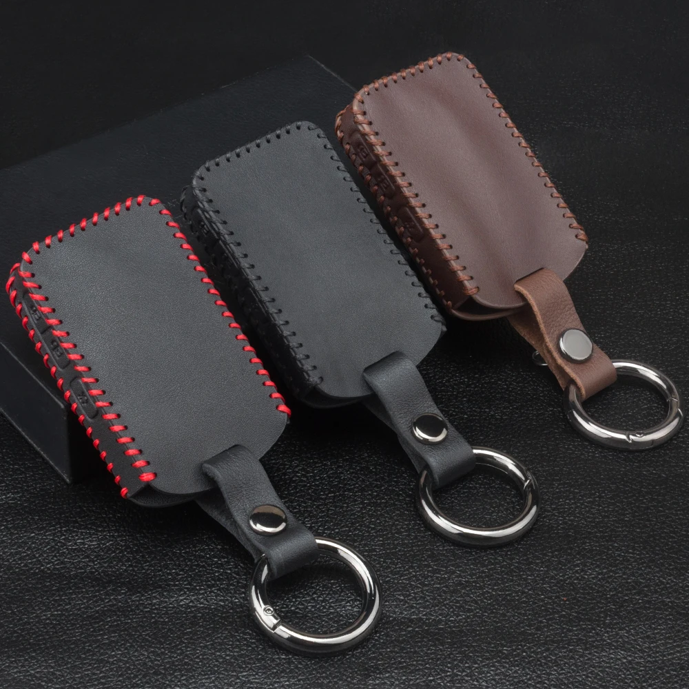 

Remote Key Case For Mazda 3 Alexa CX5 CX-5 CX30 CX-30 2019 2020 Sedan Hatchback Leather key Fob Shell Cover Skin Jacket Sleeve