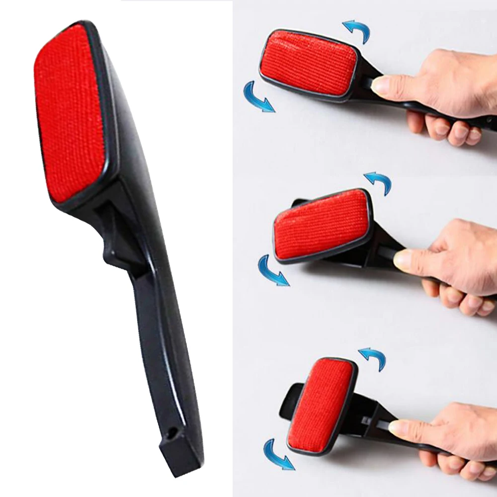Magic Lint Dust Brush Pet Hair Remover Clothing Dry Cleaning Swivel