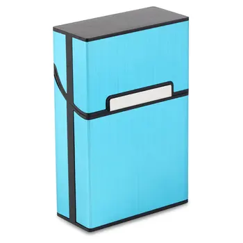

Lady Aluminum Slim Cigarette Box Cigar Accessories Case Cigar Tobacco easy to carry Box Storage Container Gift Box 6 Colors