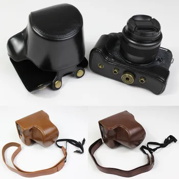 

Leather Camera Bag case Grip strap for Canon Eos M6 Mark II EOS M6II