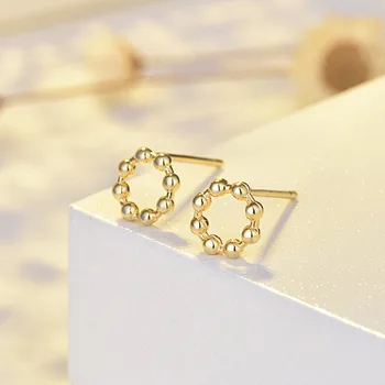 

Mini Earrings Korean Style Circle All-match Ladies Earrings Fashion Jewelry