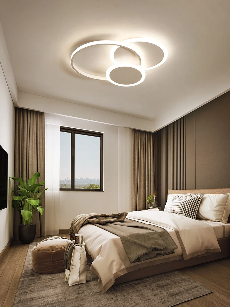

Bedroom Lamp Concise Modern Atmosphere Post Modern Led Attract Top Light Northern Europe A Living Room Study Lamp Originality