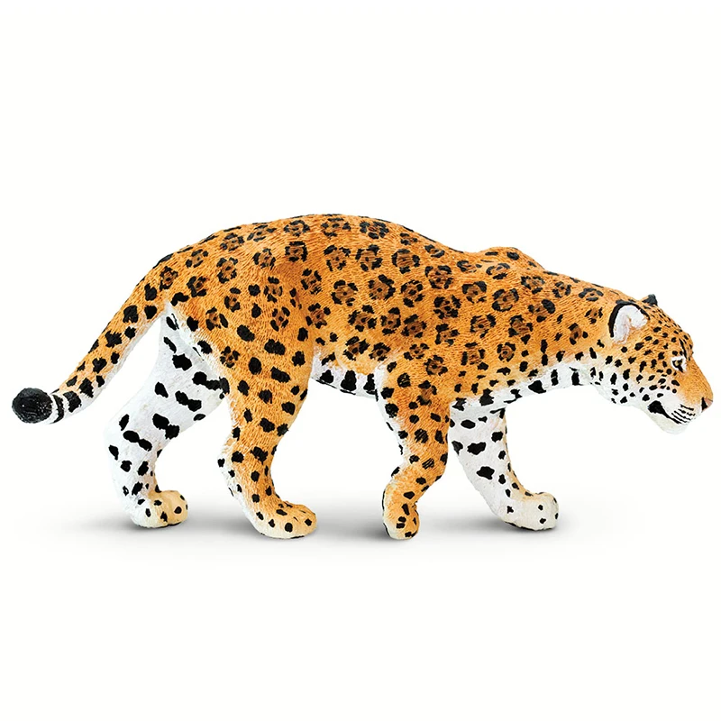 Jaguar Panthera Onca Leopard Классические игрушки для мальчиков детские модели животных