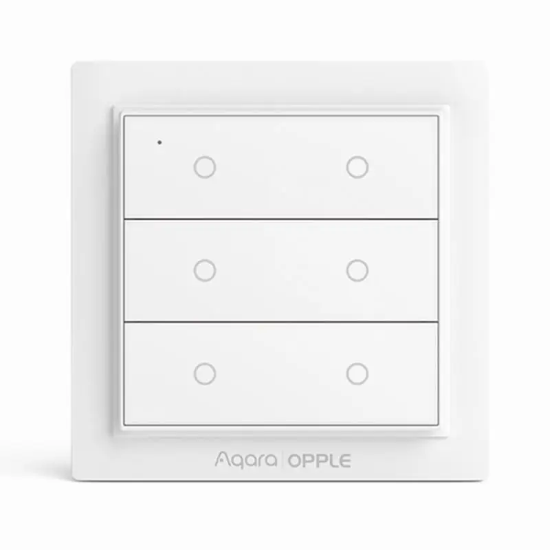 Международная версия, Aqara, оплеенный Настенный умный переключатель Zigbee, беспроводной пульт дистанционного управления, домашняя Автоматизация, работа с Apple HomeKit
