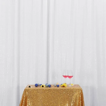 

Sequin Backdrop Silver Background Curtain Wedding Party Birthday Event Decors