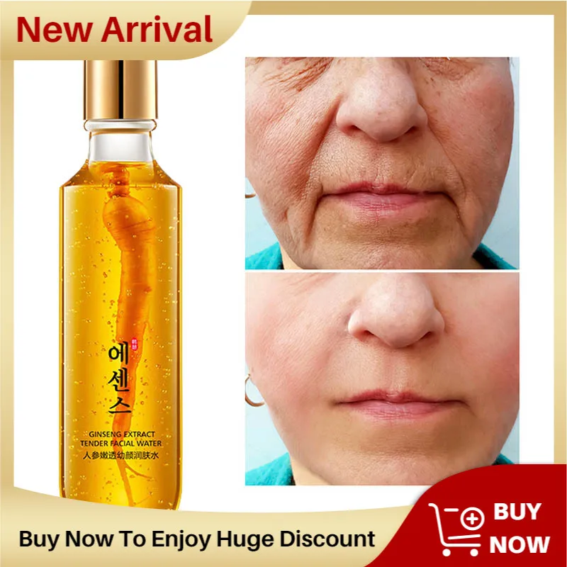 

Face Tonic Ginseng Lotion Toner 150ML Moisturizing Whitening Anti-wrinkle Lifting Firming Brighten Skin Care Pore Minimizer P