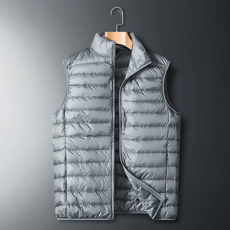 Duck Down Vest Men and Women Universal Spring Light Jackets Fashion Sleeveless Outerwear Coat Autumn Coat White Duck Down Duck Down Vest Men and Women Universal Spring Light Jackets Fashion Sleeveless Outerwear Coat Autumn Coat White Duck Down